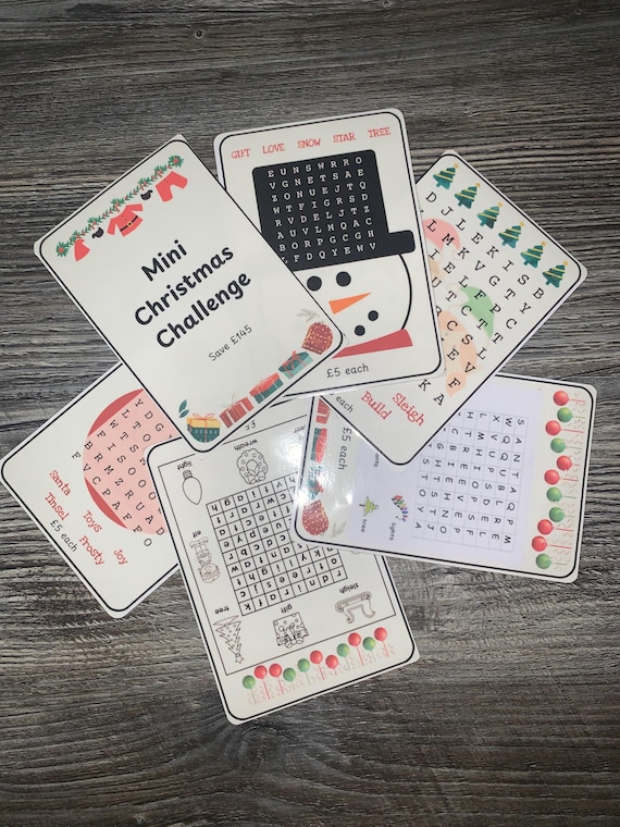 Christmas wordsearch saver