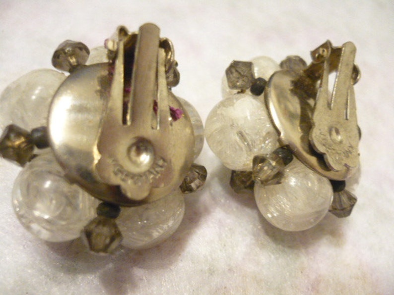 Vintage Clip on Earrings Made in West Germany Goldtone Backs Etsy