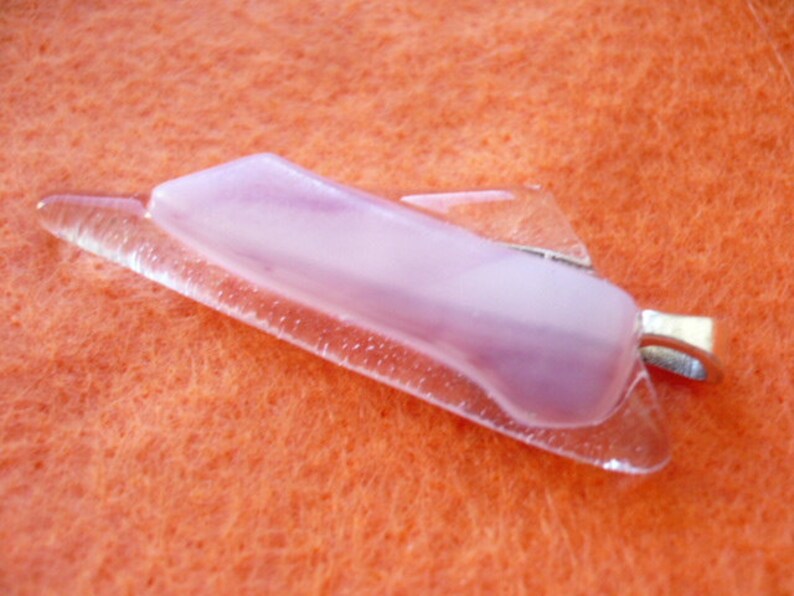Beautiful Handmade Fused Glass Pendant. Kiln Annealed. Glass Etsy