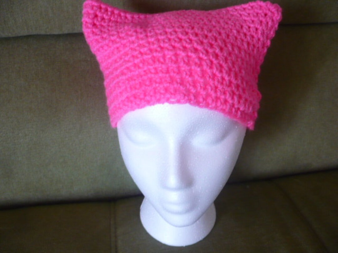 Pink Pussycat Hat Womens March Hats Womens Rights Hat Pink - Etsy