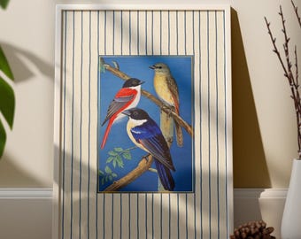 Vintage Vogel Wandkunst Vogel druckbare Wandkunst digitaler Download Natur inspiriert Wandkunst Vintage Style Home Deco