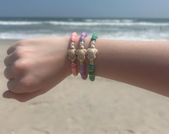 Cute handmade sea turtle bracelets, summer bracelets, ocean jewelry, preppy bracelets, turtle bracelet, turtle bracelets, turtle bracelet