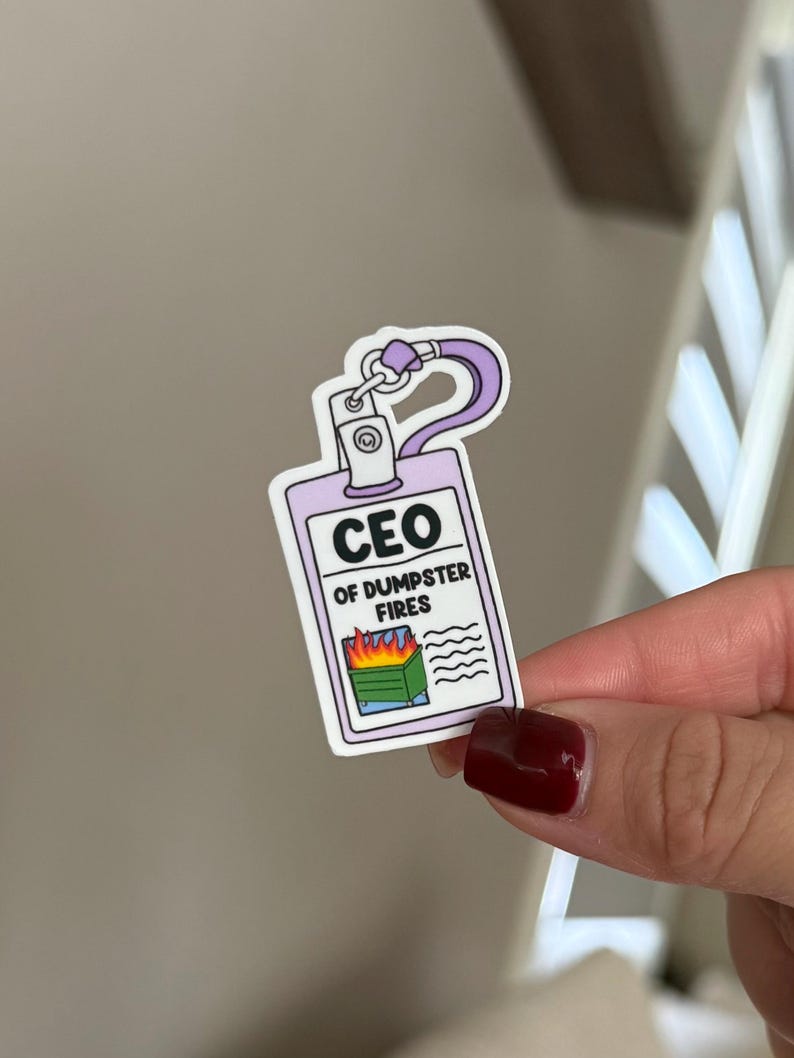 10 Funny Work Sticker Bundle, Sarcastic but Cute Office Humor Stickers ...