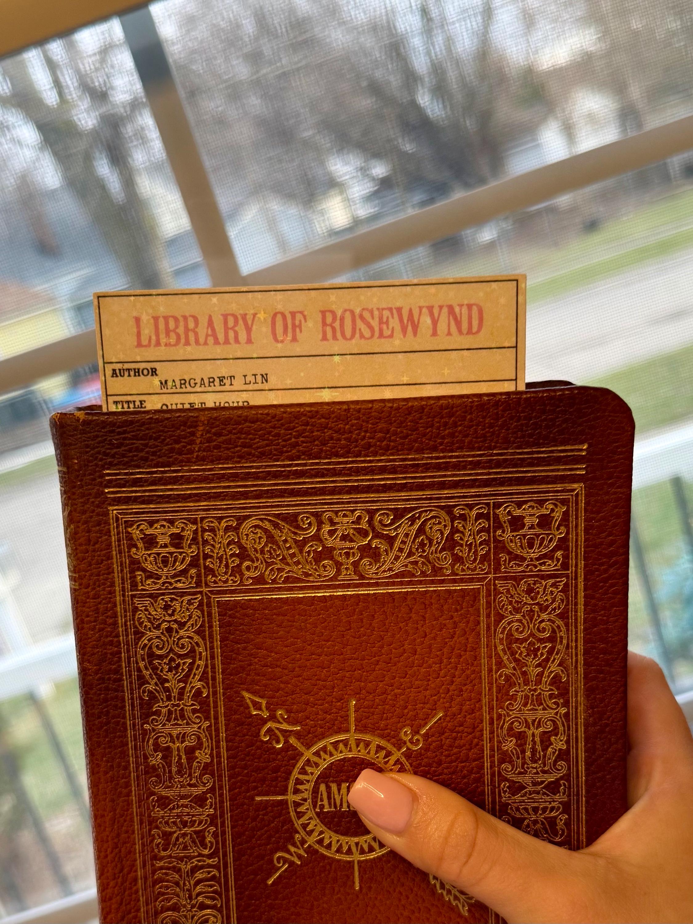 Vintage Holographic Library Card Bookmarks Set of 4, Funny Book Lover ...