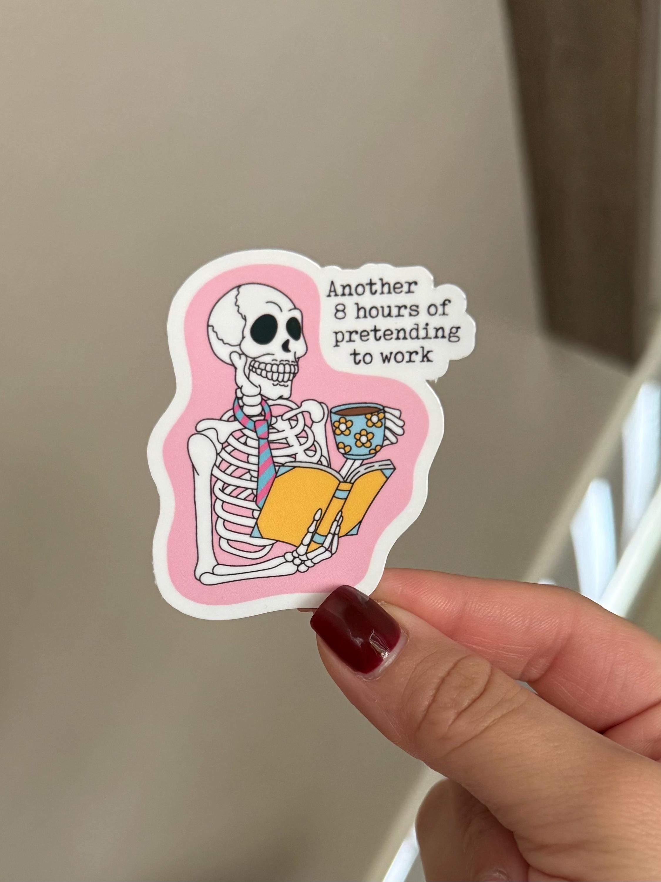 10 Funny Work Sticker Bundle, Sarcastic but Cute Office Humor Stickers ...
