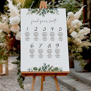 結婚式ゲスト用テーブル席アクリルサイン | 席順サイン | 結婚式の装飾 | 結婚式のテーブルサイン | 座席表サイン | 結婚式のサイン