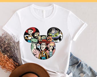 Transferencia de personajes de Toy Story DTF, Disney Ready To Press, Transferencia de calor de Mickey, DTF de viaje a Disneyland, Transferencia de Disneyworld, DTF de la familia Disney