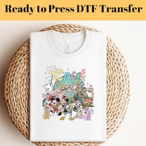 ディズニー エプコット センター DTF トランスファー、プレス準備完了、ディズニー dtf トランスファー、WDW ディズニーランド トリップ、ウォルト ディズニー ワールド シャツ、エプコット T シャツ、ディズニー DTF