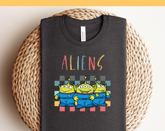 Aliens Pizza Planet DTF Transfer, Toy Story Alien DTF, Disney Transfer, Disneyworld Matching Shirt, Disney Trip Shirt, Ready to Press DTF