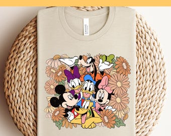 Mickey And Friends DTF, Disney Transfers, Ready to Press, Personalized DTF Transfers, High Quality, Heat Press DTF Transfers, Iron on Decal