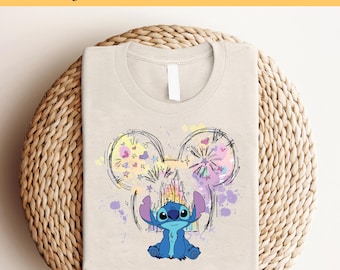 Ready to Press, Stitch DTF, Disney Tee, Disney Stitch DTF, Stitch Disneyworld DTF, Disney Vacation dtf, Disney Castle dtf, Magic Kingdom dtf