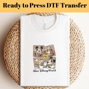 Retro Disney Animal Kingdom DTF Transfer, Mickey Safari Ready To Press, Disneyworld DTF, Disneyland Heat Press DTF, Disney Dtf Transfer
