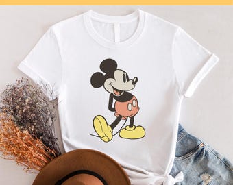 Retro Mickey Mouse DTF, Mickey Mouse Heat Transfer, Disneyworld DTF Transfer, Disneyland Ready to Press, Mickey DTF Transfers, Disney Gifts