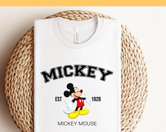Mickey Mouse 1928 DTF Transfer, Disney Dtf, DTF Transfers Ready to Press, Disney Trip Dtf, Custom Transfers,  Heat Transfer, Disney Shirts