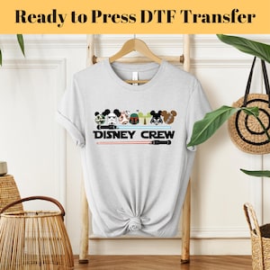 Star Wars Disney Crew DTF Transfer, Ready to Press, Disneyland Dtf, Star Wars Family Shirt, Disney Star Wars Shirt, Disney Star Wars Dtf