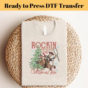 Toy Story Merry Christmas DTF, Disney Characters Transfers, Ready To Press, Custom Heat Transfer, Popular Right Now, Disney Gang Sheet,
