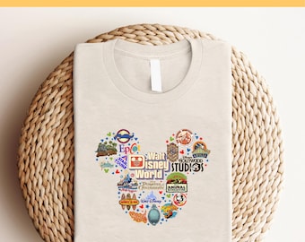 Walt Disney Family Vacation Ready To Press, Hollywood DTF Transfer, Disney Family DTF Print, Heat Press, Disneyworld DTF, Iron On Transfer