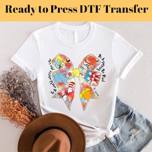 Dr. Seuss Tag DTF Transfer, Dr. Seuss Coquette DTF, Dr. Seuss Hemden, Dr. Seuss Transfer, Lehrerleben Dtf, Lesen in Amerika, Dr