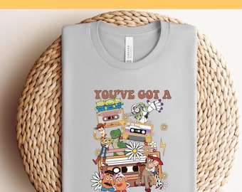 Sie haben einen Freund in mir DTF bereit zum Pressen, Disney Friends Toy Story DTF Transfer, Disney Toy Story Charaktere DTF Print, Heat Press Dtf