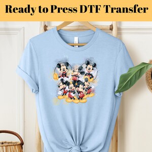 Disney DTF Transfer, Mickey Dtf, Disney Image Transfer, Disney Dtf Transfers, Disney Gang Sheet, Disney Dtf, Ready to Press, Disney Trip DTF