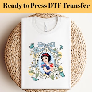 Disney Princess Snow White Coquette Bows DTF, Disney Coquette Bow DTF, Disney Bow Dtf, Family Trip Dtf, Disneyworld Bow Dtf Transfers.