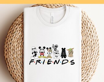 Disney Star Wars Mickey DTF, Musse Pigg DTF-överföring, Star Wars DTF, Disney Star Wars-tröja, Star Wars Mickey-tröja, Disney-överföring