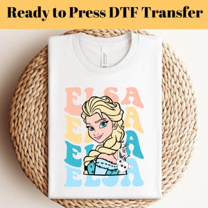 Disney Princesses DTF Ready to Press, Disney Transfer Print, Heat Press DTF Transfer, Disney Ready to Press DTF, Disney Princesses Print