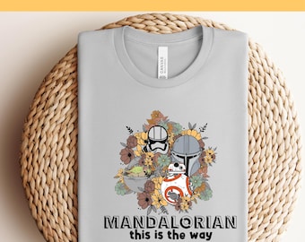 Star Wars Floral DTF, Star Wars DTF, Galaxy's Edge Dtf, bereit zum Pressen, Disney World Shirt, Star Wars Dtf Transfer, Disney Dtf Transfer