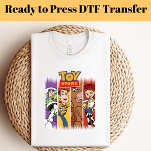 Toy Story Character DTF Transfer, Ready for Press, Toy Story Shirt, Gang Sheet, Disney Transfer DTF, Toy Story Heat Press, Toy Story Tee