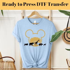 Animal Kingdom Tree of Life DTF Transfer Ready to Press, Disney Safari DTF Transfers, Disney DTF Transfer, Heat Transfer, Disney Shirts