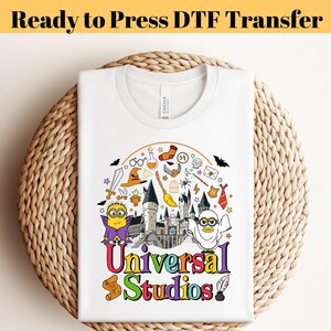 Vintage Disney Universal Studios DTF, Gotowe do druku Universal Studios Family Vacation DTF, Universal Studios Trip DTF, Disney Dtf Transfer