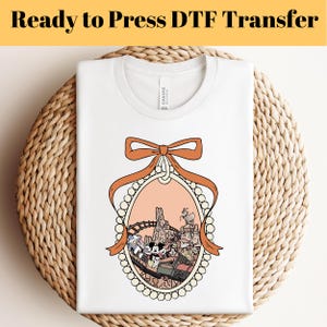 Disney Coquette DTF Transfer, Disneyland DTF, Mickey And Friends Ready To Press, Mickey Image Transfer, Disney Trendy Shirts DTF Design