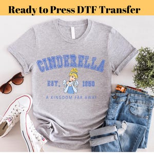 Disney Princesses Ready to Press DTF, Disney Transfer Print, Heat Press DTF Transfer, Disney Ready to Press DTF, Disney Princesses Print