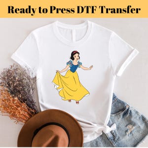 Disney Princesses Ready to Press DTF, Disney Transfer Print, Heat Press DTF Transfer, Disney Ready to Press DTF, Disney Princesses Print