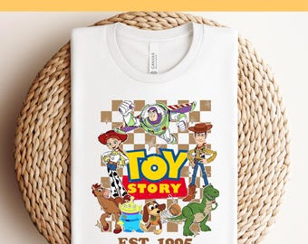 Retro Toy Story Est. 1995 DTF Transfer: Ready To Press