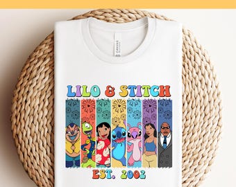 Lilo und Stitch Disney DTF Transfer, Stitch Pressfertig, Disneyworld DTF-Transfers, Disney Heat Press, Disney DTF-Transfertransfer, Disney Trip