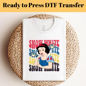 Disney Princesses Ready to Press DTF, Disney Transfer Print, Heat Press DTF Transfer, Disney Ready to Press DTF, Disney Princesses Shirts