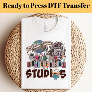 Disney Universal Studios DTF Transfer, Disney Trip Ready To Press, Disneyworld DTF, Disney Family Vacation Dtf, Universal Studios Heat Press