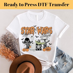 star wars halloween dtf,ready to press,star wars characters halloween, disney halloween shirt, halloween dtf,disney halloween dtf,gift