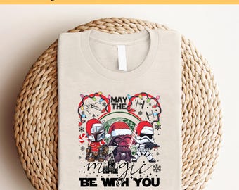 Star Wars Santalorian Dtf, Disney Christmas Holiday Dtf,Disney Christmas Dtf, Family Christmas Matching Dtf, ,Heat Press Transfer, gift dtf