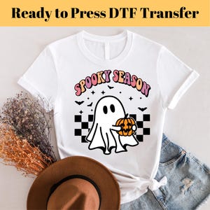 Spooky Halloween, Spooky Season Vibes, Horror Characters DTF Transfers Ready To Press, Direct To Film Transfer, DTF Prints, Transfers ready