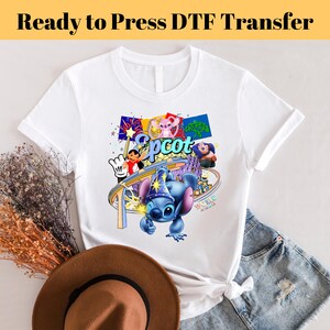 Stitch Disney DTF Transfer, Ready to Press, Disneyworld Personalized DTF Transfers, Disney Heat Press, Disneyland DTF Transfer,gift disney