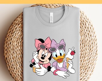 Disney Minnie Daisy Besties DTF Transfer, Girls Just Wanna Have Sun, Disney Besties Shirt, Disneyworld DTF, Disney Trip Dtf, Ready to Press