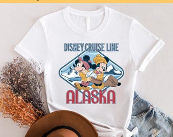 Mickey Alaska Cruise Line DTF Transfer, Mickey Minnie Disney Alaska Cruise DTF Transfer, Alaska Cruise Line DTF, Disney Alaska Cruise Shirt