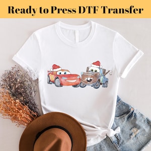 Disney Christmas Cars Dtf, Heat Press Transfers, Cars Christmas Dtf, Magical Christmas Cars Dtf, Christmas 2024 Dtf, Cars Family Vacation