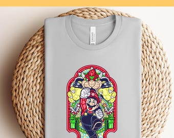 Super Mario Character DTF Transfer, Mario Bros, Ready To Press Dtf, Super Mario Gaming DTF,Mario & Friends Party DTF, Super Mario Shirt