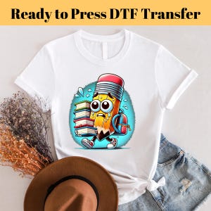 Back to School Doodles Teacher DTF Transfers, Custom DTF Transfer, Sublimation Transfers, DTF Transfers, Ready To Press,gift school