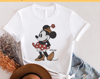 Retro Minnie Mouse DTF, Mickey Mouse Heat Transfer, Disneyworld DTF Transfer, Disneyland Ready to Press, Mickey DTF Transfers, Disney Gifts