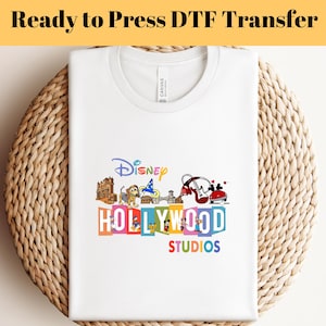 Disney Hollywood Studios DTF, Ready to Press, Disney DTF, Heat Transfer, Disney Trip DTF, Mickey and Friends Dtf, Disney Castle Shirt