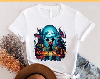 Mickey hallween DTF,Halloween, Disney Transfers, Ready to Press, Personalized DTF Transfers, Disney Gifts, Heat Press DTF Transfer, Gift dtf